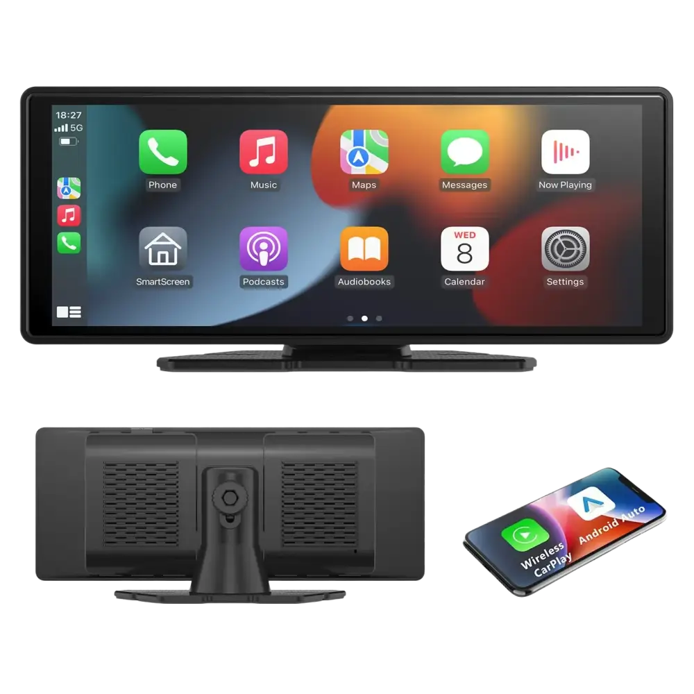 Carplay portable universel pour écran de voiture écran Carplay sans fil stéréo de voiture sans fil avec Carplay Android