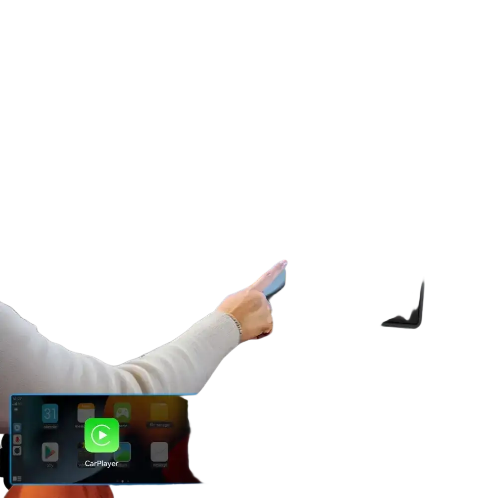 Carplay portable universel pour écran de voiture écran Carplay sans fil stéréo de voiture sans fil avec Carplay Android