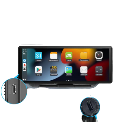 Carplay portable universel pour écran de voiture écran Carplay sans fil stéréo de voiture sans fil avec Carplay Android