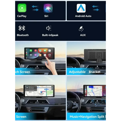 Carplay portable universel pour écran de voiture écran Carplay sans fil stéréo de voiture sans fil avec Carplay Android
