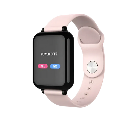 Compatible with Apple B57 color screen smart sports watch - Pink - montre