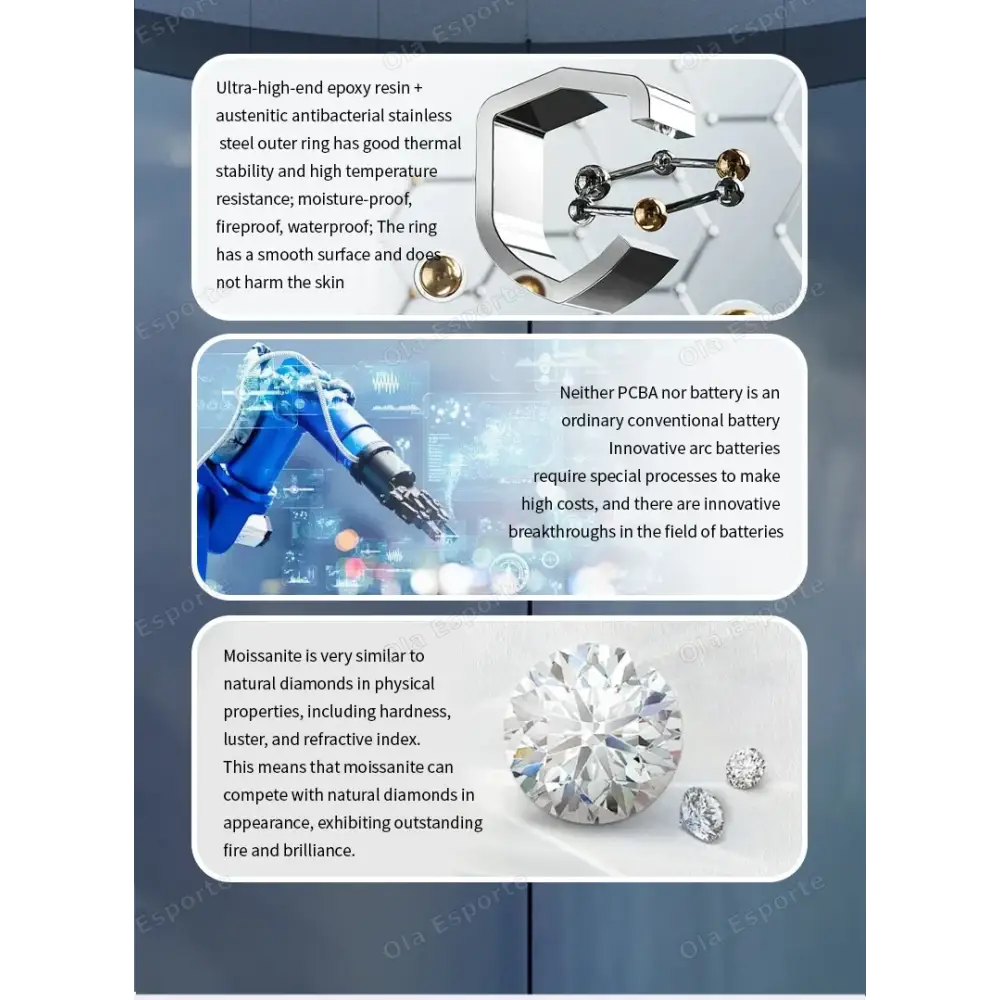 Diamond Fashion Women Smart Ring With Box IP68 Waterproof Lady ring Heart Rate Health Monitor Sports Pedometer Fitness