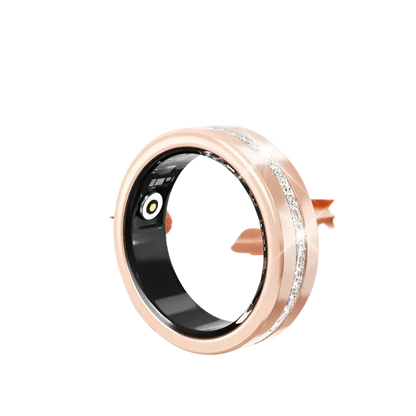 Diamond Fashion Women Smart Ring With Box IP68 Waterproof Lady ring Heart Rate Health Monitor Sports Pedometer Fitness