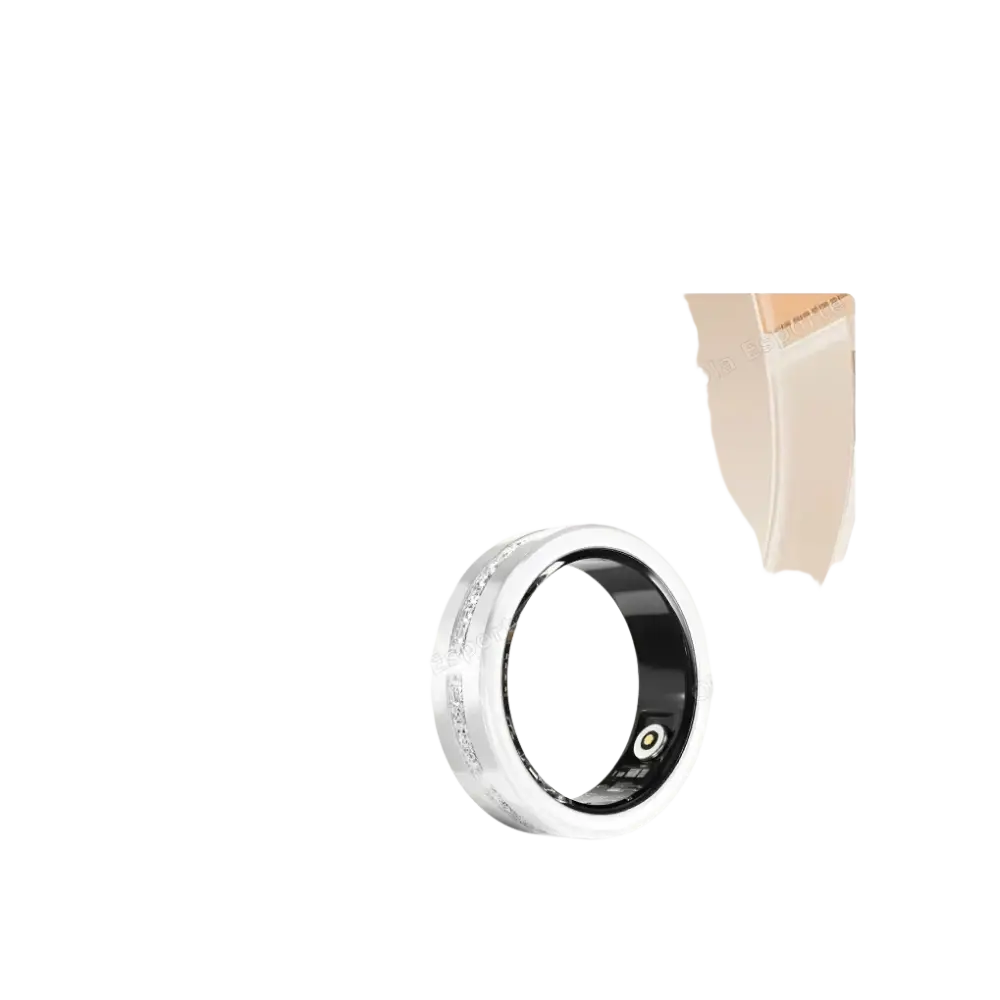 Diamond Fashion Women Smart Ring With Box IP68 Waterproof Lady ring Heart Rate Health Monitor Sports Pedometer Fitness