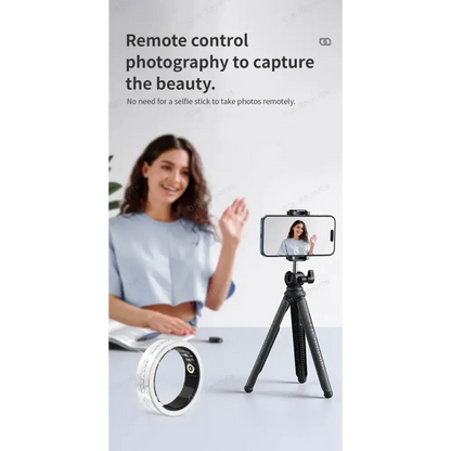 Diamond Fashion Women Smart Ring With Box IP68 Waterproof Lady ring Heart Rate Health Monitor Sports Pedometer Fitness