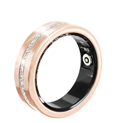 Diamond Fashion Women Smart Ring With Box IP68 Waterproof Lady ring Heart Rate Health Monitor Sports Pedometer Fitness