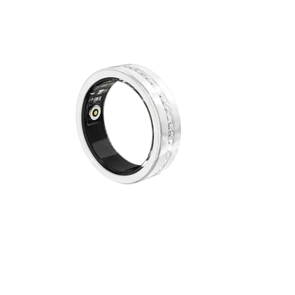 Diamond Fashion Women Smart Ring With Box IP68 Waterproof Lady ring Heart Rate Health Monitor Sports Pedometer Fitness