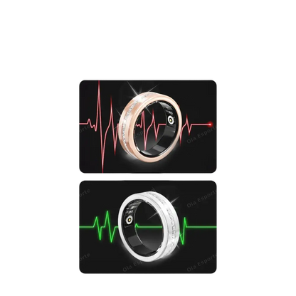 Diamond Fashion Women Smart Ring With Box IP68 Waterproof Lady ring Heart Rate Health Monitor Sports Pedometer Fitness