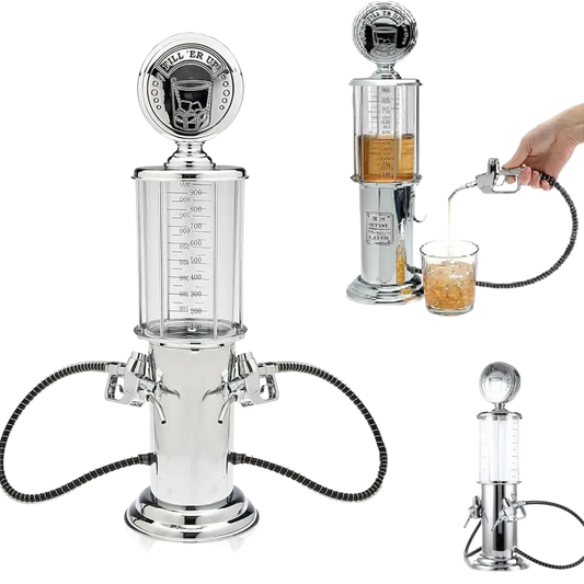 Distributeur d’alcool de pompe à gaz de bar de 1/2 tête distributeur d’alcool de carafe en acier inoxydable de barre