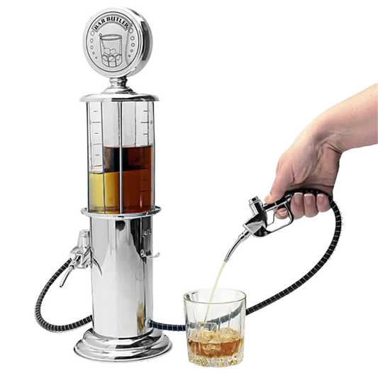 Distributeur d’alcool de pompe à gaz de bar de 1/2 tête distributeur d’alcool de carafe en acier inoxydable de barre