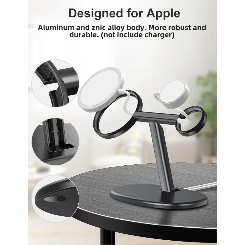 EWA – station de chargement MagSafe 2 en 1 pour iPhone 16/15/14/13/12 et Apple Watch Series SE station d’accueil