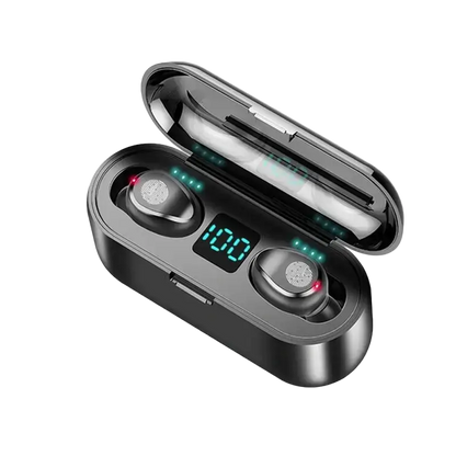 Headphones Waterproof Sports Bluetooth Wireless Headphones - Black - ecouteur sans fils