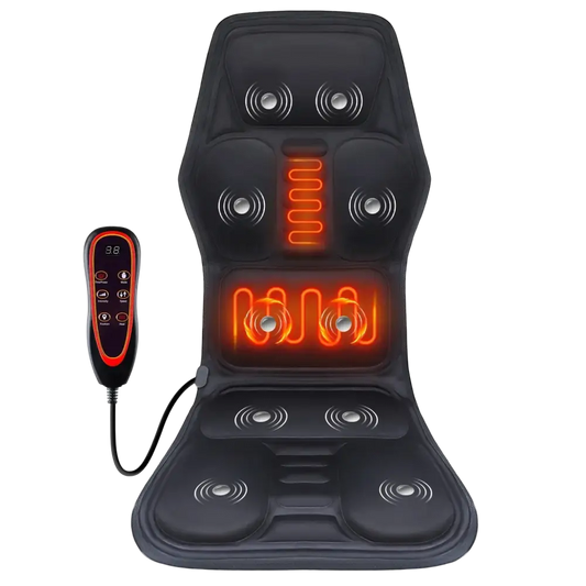 Masseur de dos électrique infrarouge chaise de Massage complète du corps coussin chauffant vibrateur voiture maison