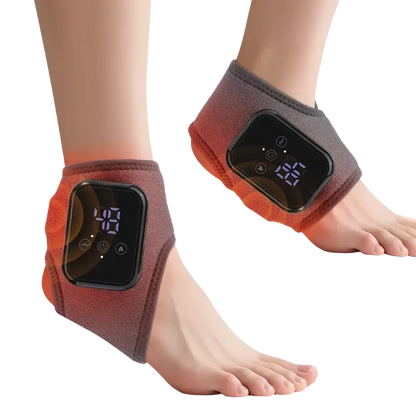 Masseur de pieds électrique Intelligent Vibration pression d’air attelle de cheville compresse chaude points