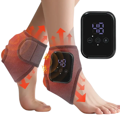 Masseur de pieds électrique Intelligent Vibration pression d’air attelle de cheville compresse chaude points