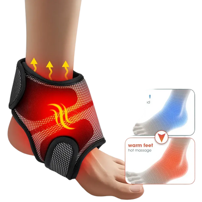 Masseur de pieds électrique Intelligent Vibration pression d’air attelle de cheville compresse chaude points