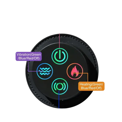 Masseur de pieds électrique Intelligent Vibration pression d’air attelle de cheville compresse chaude points