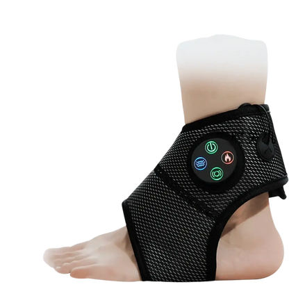 Masseur de pieds électrique Intelligent Vibration pression d’air attelle de cheville compresse chaude points