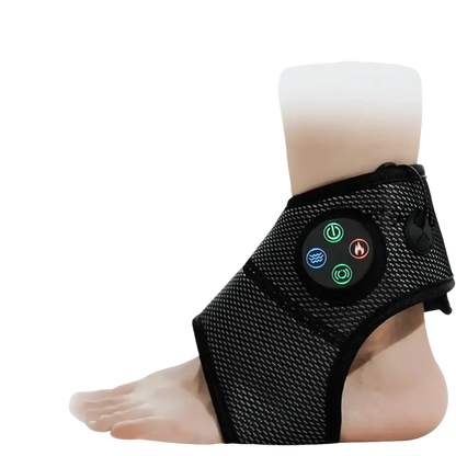 Masseur de pieds électrique Intelligent Vibration pression d’air attelle de cheville compresse chaude points