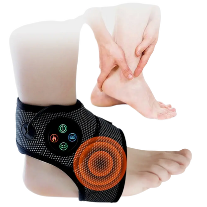 Masseur de pieds électrique Intelligent Vibration pression d’air attelle de cheville compresse chaude points