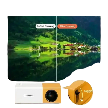 Mini-budgétaire portable standard YG300 138 TV Yler Light 3D LED 4K 1080P HD