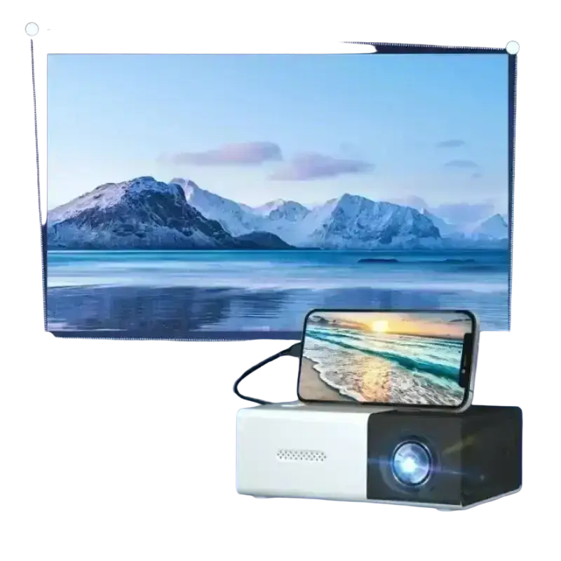 Mini-budgétaire portable standard YG300 138 TV Yler Light 3D LED 4K 1080P HD