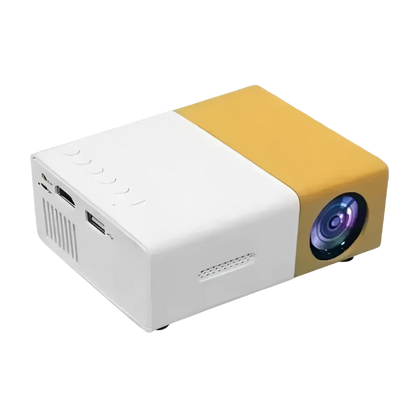 Mini-budgétaire portable standard YG300 138 TV Yler Light 3D LED 4K 1080P HD - Yellow 1