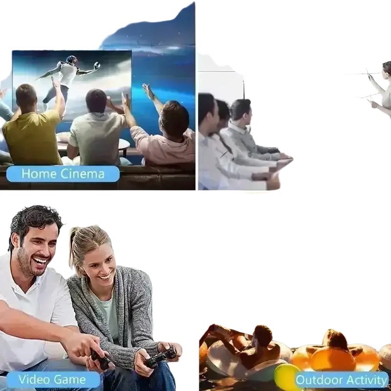 Mini-budgétaire portable standard YG300 138 TV Yler Light 3D LED 4K 1080P HD