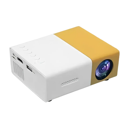 Mini-budgétaire portable standard YG300 138 TV Yler Light 3D LED 4K 1080P HD - Yellow