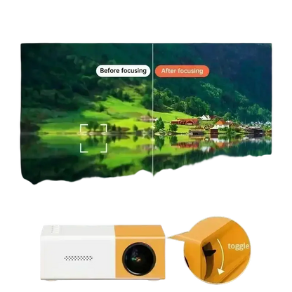 Mini-budgétaire portable standard YG300 138 TV Yler Light 3D LED 4K 1080P HD