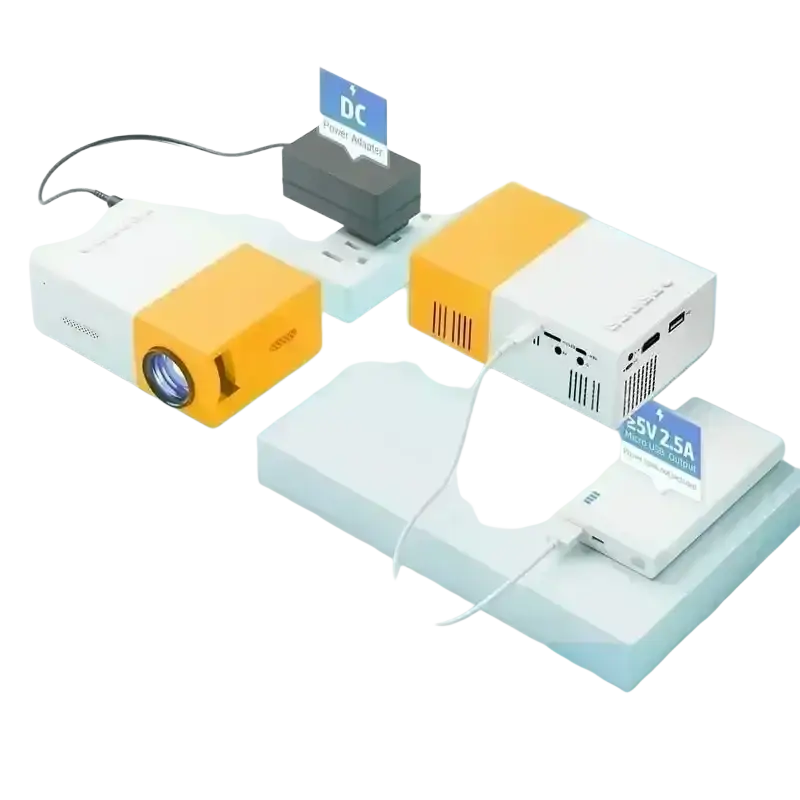 Mini-budgétaire portable standard YG300 138 TV Yler Light 3D LED 4K 1080P HD