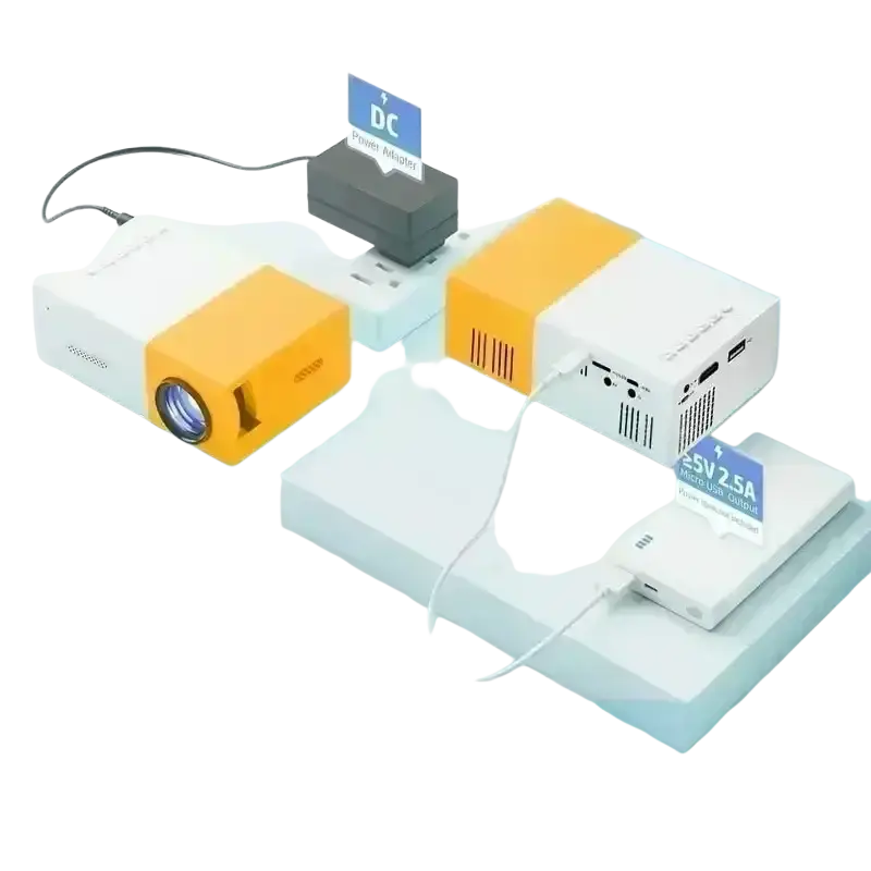 Mini-budgétaire portable standard YG300 138 TV Yler Light 3D LED 4K 1080P HD