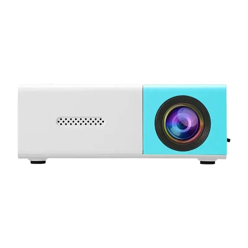 Mini projecteur portable avec prise en charge Full HD 1080P - Comprend une télécommande alimenté par USB idéal