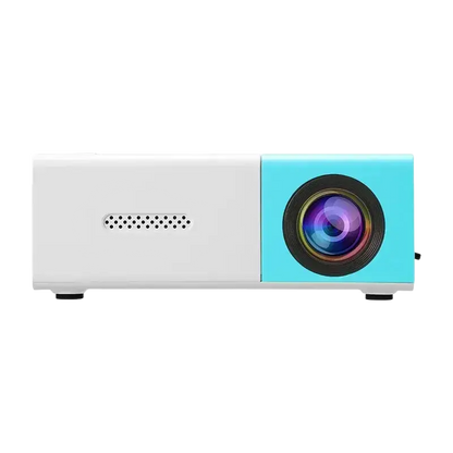Mini projecteur portable avec prise en charge Full HD 1080P - Comprend une télécommande alimenté par USB idéal