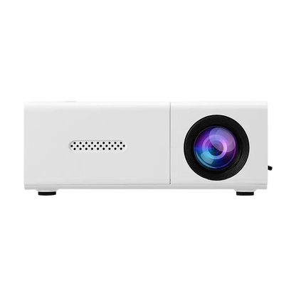 Mini projecteur portable avec prise en charge Full HD 1080P - Comprend une télécommande alimenté par USB idéal