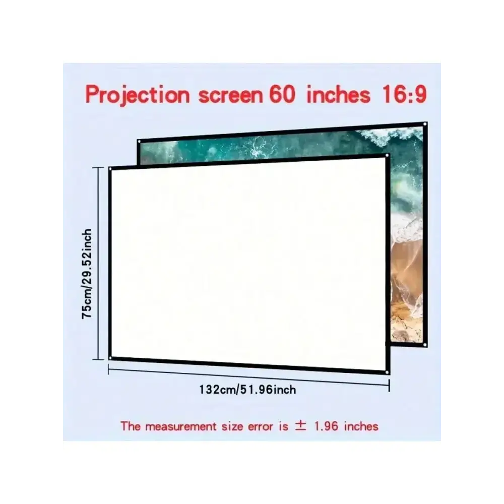 Mini projecteur portable avec prise en charge Full HD 1080P - Comprend une télécommande alimenté par USB idéal