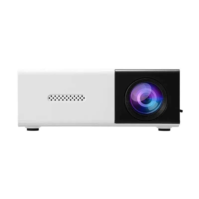 Mini projecteur portable avec prise en charge Full HD 1080P - Comprend une télécommande alimenté par USB idéal