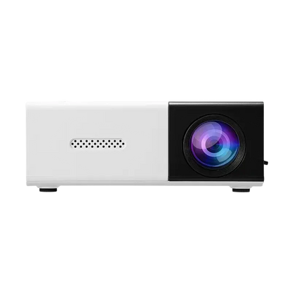Mini projecteur portable avec prise en charge Full HD 1080P - Comprend une télécommande alimenté par USB idéal