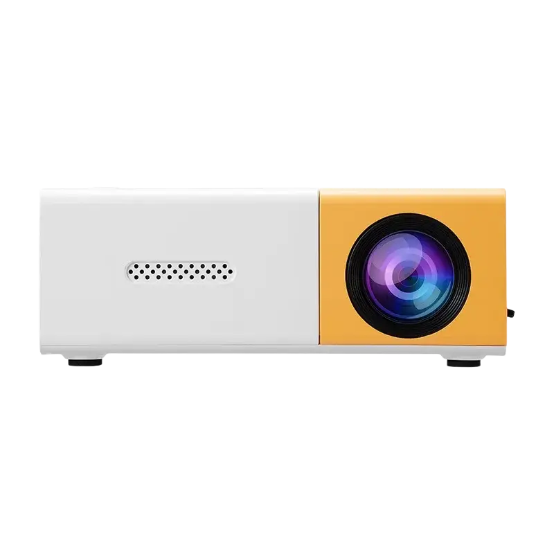 Mini projecteur portable avec prise en charge Full HD 1080P - Comprend une télécommande alimenté par USB idéal
