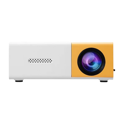 Mini projecteur portable avec prise en charge Full HD 1080P - Comprend une télécommande alimenté par USB idéal