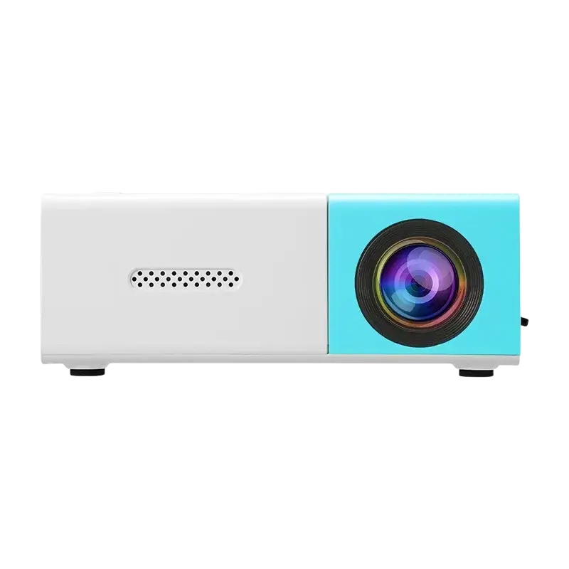 Mini projecteur portable avec prise en charge Full HD 1080P - Comprend une télécommande alimenté par USB idéal