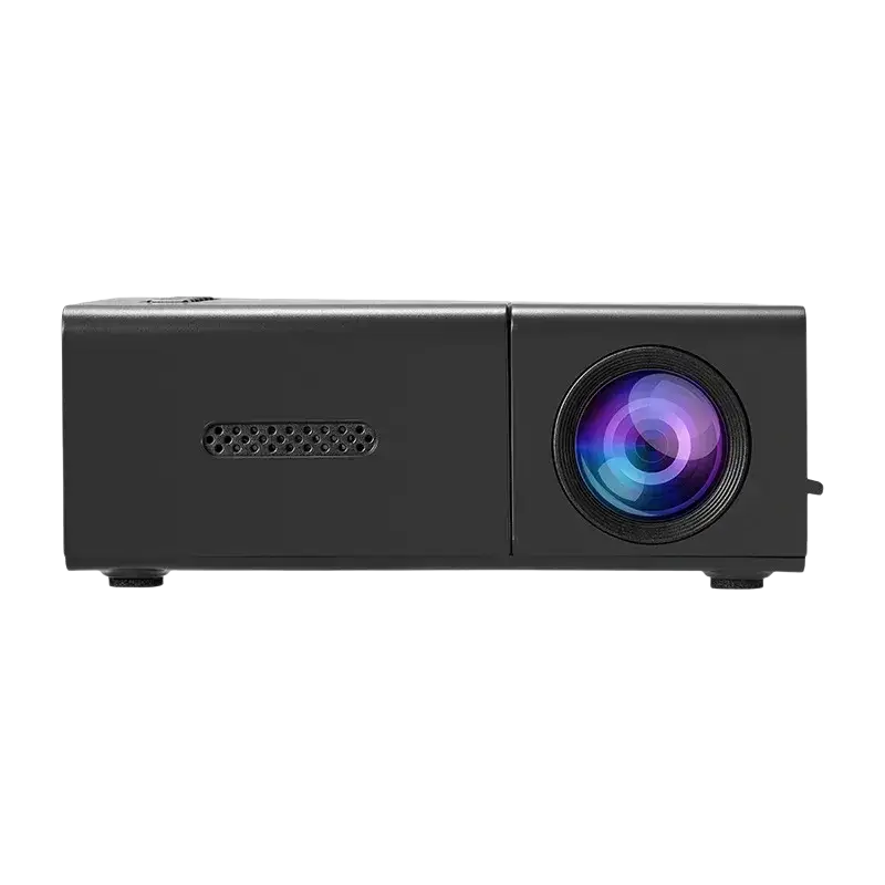 Mini projecteur portable avec prise en charge Full HD 1080P - Comprend une télécommande alimenté par USB idéal