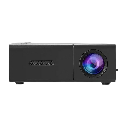 Mini projecteur portable avec prise en charge Full HD 1080P - Comprend une télécommande alimenté par USB idéal