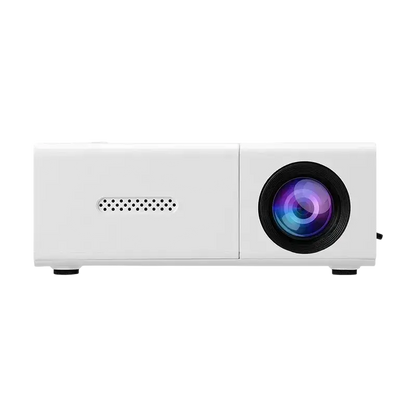 Mini projecteur portable avec prise en charge Full HD 1080P - Comprend une télécommande alimenté par USB idéal