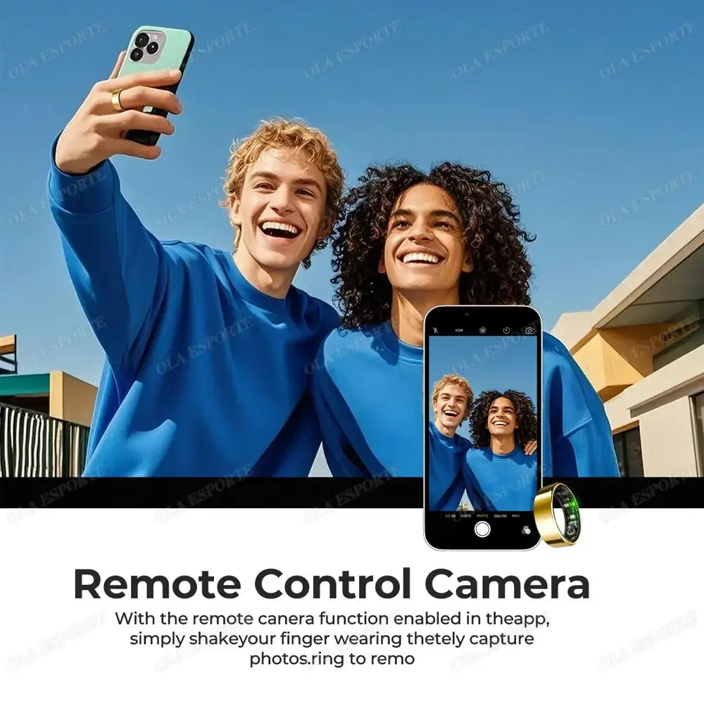 New R09 Smart Ring Men Women with Charging Case,Heart Rate Blood Oxygen,Skin Temperature Monitor,5ATM Waterproof For