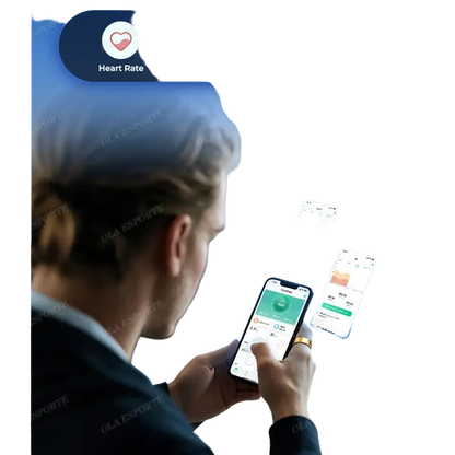 New R09 Smart Ring Men Women with Charging Case,Heart Rate Blood Oxygen,Skin Temperature Monitor,5ATM Waterproof For