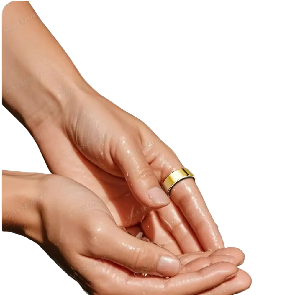 New R09 Smart Ring Men Women with Charging Case,Heart Rate Blood Oxygen,Skin Temperature Monitor,5ATM Waterproof For