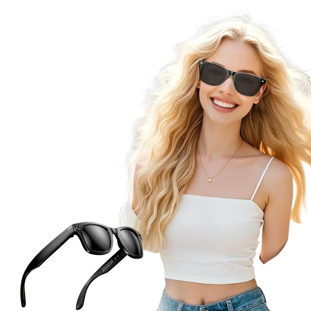 Nouveau 800W caméra AI lunettes hommes changement de couleur lunettes de traduction intelligentes Photo enregistrement