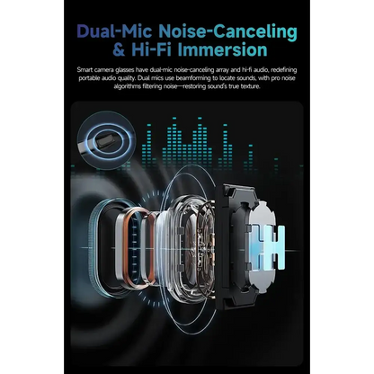 Nouveau 800W caméra AI lunettes hommes changement de couleur lunettes de traduction intelligentes Photo enregistrement