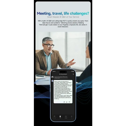 Nouveau 800W caméra AI lunettes hommes changement de couleur lunettes de traduction intelligentes Photo enregistrement